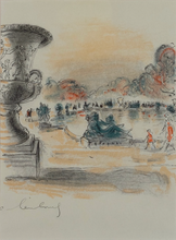 Load image into Gallery viewer, Andre Hambourg (1909-1999) - Versaille - Pair of lithogaphs framed