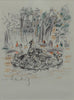 Andre Hambourg (1909-1999) - Versaille - Pair of lithogaphs framed