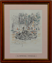 Load image into Gallery viewer, Andre Hambourg (1909-1999) - Versaille - Pair of lithogaphs framed