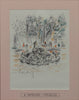 Andre Hambourg (1909-1999) - Versaille - Pair of lithogaphs framed