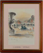 Load image into Gallery viewer, Andre Hambourg (1909-1999) - Versaille - Pair of lithogaphs framed