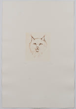 Load image into Gallery viewer, Leonor Fini (1907-1996) - Les chats de Madame Helvitius - Persian Cat -Original Etching 57/150