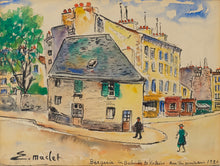 Load image into Gallery viewer, Elisee Maclet - La Bergerie de Gabrielle d Estrees - The sheepfold of Gabrielle d Estrees - Original watercolor