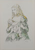 Leonard Tsuguharu Foujita – Vierge a l’Enfant – Virgin and Child – Lithograph E.A.