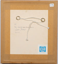 Load image into Gallery viewer, Jean Pesce (1926 - ) – Nu couche aux draps fleuris – Lying nude with flowered sheets – Original Watercolor