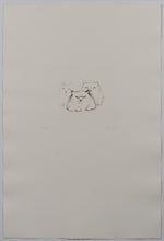 Load image into Gallery viewer, Leonor Fini (1907-1996) - Les Chats de Madame Helvetius - Three Cats Posing - Original Etching 57/150