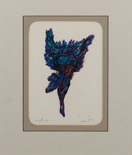 Load image into Gallery viewer, Leonor Fini (1907 – 1996) - Cat in Butterfly Dress (1973) and Winged Cat (1973) in one frame – Lithograph – Numbered 212/230