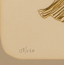 Load image into Gallery viewer, Leonor Fini (1907-1996) - Cat in Striped Dress - Original Etching