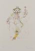 Leonor Fini (1907-1996) - Les Chats de Madame Helvetius - Dancing Cat - Original Etching 57/150