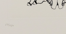 Load image into Gallery viewer, Leonor Fini (1907-1996) - Les Chats de Madame Helvetius - Three Sitting Cats- Original Etching 57/150