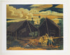 André Derain (1880-1954)(after) - Les deux hangars ('47) - Lithograph