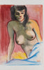 Antoine Paneda (1929) - La belle dénudée - The beautiful Naked - Original Pastel