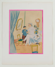 Load image into Gallery viewer, Leonard Tsuguharu FOUJITA(1886-1968)(after) - Propos d'un intoxiqué Collection - A Colonial Man - Lithograph