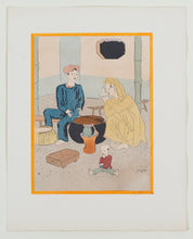 Load image into Gallery viewer, Leonard Tsuguharu FOUJITA(1886-1968)(after) - Propos d'un intoxiqué Collection - A Pleasant Lunch - Lithograph