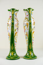 Load image into Gallery viewer, Delphin Massier - Art Nouveau Vallauris Vases - Signed by Artist - Ceramic