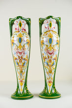 Load image into Gallery viewer, Delphin Massier - Art Nouveau Vallauris Vases - Signed by Artist - Ceramic