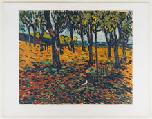 Load image into Gallery viewer, Maurice de Vlaminck (1876-1958) (after) – La Chataigneraie à Chatou, Avec Personnages - La Chataigneraie in Chatou, with Characters - Lithograph