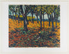 Maurice de Vlaminck (1876-1958) (after) – La Chataigneraie à Chatou, Avec Personnages - La Chataigneraie in Chatou, with Characters - Lithograph