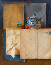 Load image into Gallery viewer, Fred Smoolenaers (1951 - ) - Briefkaarten met rozebottels - Postcard with Rose Hip -Original Oil Painting
