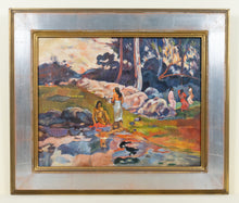 Load image into Gallery viewer, Galeazzo Tonini VON MÖRL (1922-2011) - Tahitian scene - Original Oil on panel