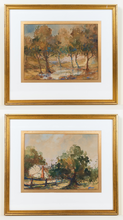 Load image into Gallery viewer, Herbert Nelson Hooven (1898-1979) - Pair of Landscapes - Watercolor on Paper