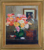 Marcel Hess (1878 – 1948)(attributed to)- Nature morte au vase fleuri – Still life with flower vase – Original Oil