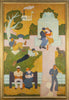 Hugh Tray 20th Century - Figures in the Park - Original Oil on Canvas