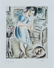 Load image into Gallery viewer, Mily Possoz (1888-1968) - La Coiffeuse et le collier - Original Drypoint and Roulette