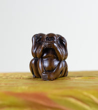 Load image into Gallery viewer, JAPAN Netsuke (20th Century) – katabori-netsuke – See, Speak, Hear no Evil Monkeys