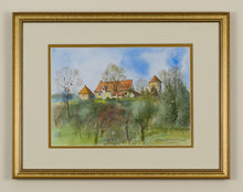 Load image into Gallery viewer, Antoine Paneda (1929) - La Ferme du Mont (Béard)  - Original Watercolor