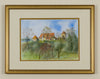 Antoine Paneda (1929) - La Ferme du Mont (Béard)  - Original Watercolor