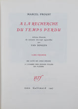 Load image into Gallery viewer, Marcel Proust (1871-1922); Kees Van Dongen (1877-1968) - À La Recherche du Temps Perdu - In Search of Lost Time – Gallimard/Bonet