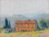 Raymond Thibesart (1874-1968) - Le Mas près de Villeneuve Loubet - Original Pastel
