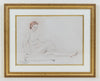 Robert Mahelin (1889-1968) - Nu Allonge Mine et plomb et sanguine – Original Pencil and Chalk