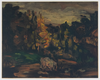 Paul Cézanne (1839 - 1906)(after) -  Paysage à Aix - Landscape in Aix - Lithograph