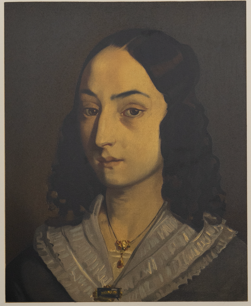 Jean-François Millet (1814 – 1875) (after) -  Jeune Femme en Buste - Young Woman in Bust - Lithograph