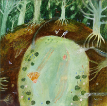 Load image into Gallery viewer, Sheila McInnes (1963 -) - Skinny Dippers -Original Oil on board