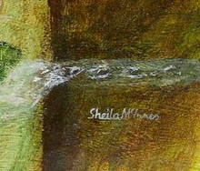 Load image into Gallery viewer, Sheila McInnes (1963 -) - Skinny Dippers -Original Oil on board