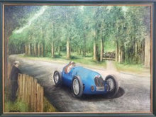 Load image into Gallery viewer, Christophe Antonietti (XXth) - Bugatti T59/50 - VERY RARE - Original Oil on Canvas