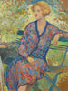 George Laurence Nelson (1887-1978) - Portrait of a woman on a bench