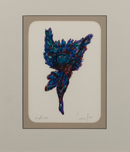 Load image into Gallery viewer, Leonor Fini (1907 – 1996) - Cat in Butterfly Dress (1973) and Winged Cat (1973) in one frame – Lithograph – Numbered 212/230
