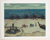 André Derain (1880-1954)(after) -  Barques a Graveline ('46) - Lithograph