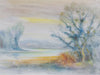 Antoine Paneda (1929) - Brume ligérienne - Loire Mist - Original Watercolor