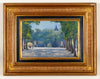 C. Manière (XX) - The Luxemburg Garden, Paris - Original Oil on Panel