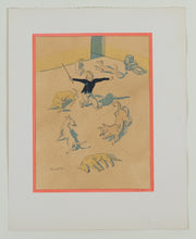 Load image into Gallery viewer, Leonard Tsuguharu FOUJITA(1886-1968)(after) - Propos d&#39;un intoxiqué - Dog Circus - Lithograph
