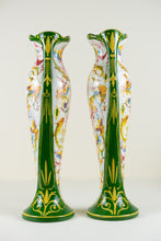 Load image into Gallery viewer, Delphin Massier - Art Nouveau Vallauris Vases - Signed by Artist - Ceramic
