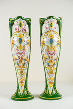 Load image into Gallery viewer, Delphin Massier - Art Nouveau Vallauris Vases - Signed by Artist - Ceramic
