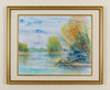 Antoine Paneda (1929) - Nevers au loin - Nevers in the distance - Original Watercolor