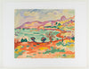 Georges Braque (1882 – 1963) (after) - Paysage A L'estaque – Landscape A L'estaque - Lithograph