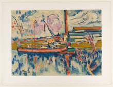 Load image into Gallery viewer, Maurice de Vlaminck (1876-1958) (after) – Paysage à Chatou - Landscape in Chatou - Lithograph
